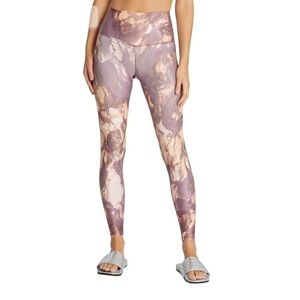 Wildfox Tie Dye High Waist Leggings Size Medium Pink/Orange
